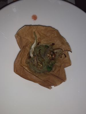 Vegan starter at Il Margutta in Rome