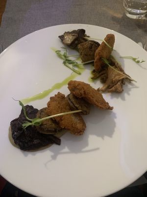 Mushroom dish  at Il Margutta in Rome