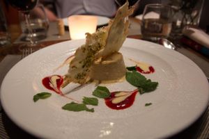 delicious dessert at Il Margutta in Rome