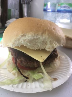 Beautiful cheeseburger  at Veg'n Out in Broadstairs