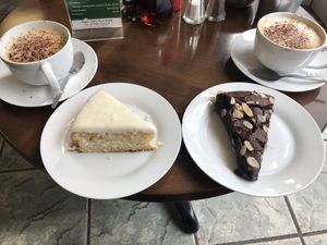 Delicious cakes at Veg'n Out in Broadstairs