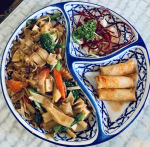 Drunken Noodle Lunch at Thai Cuisine in Boise