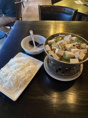 Sweet & Sour tofu hotpot   at Pho Nouveau in Boise