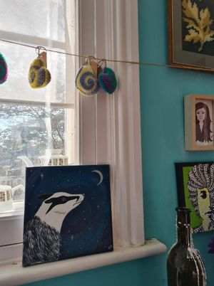 Decor at Vegan Revelation in Belper