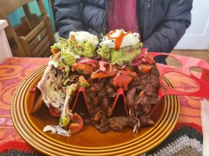 Three Loaded Tacos at Vegan Revelation in Belper