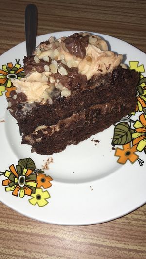 Cake ? peanut and chocolate- delicious.  at Vegan Revelation in Belper