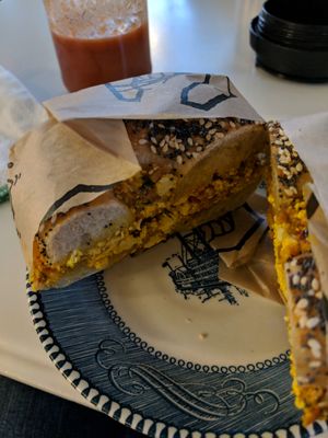 Vegan Breakfast Sandwich at BreadHive Bakery & Cafe in Buffalo