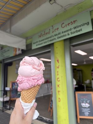   at Wicked Ice Cream in Port Douglas