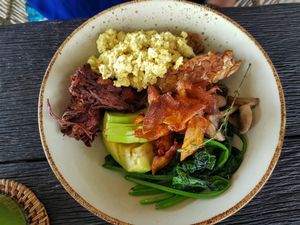 plant protein powerhouse brekkie at Matcha Cafe in Tibubeneng