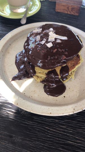 ‘Nutella’ pancakes at Matcha Cafe in Tibubeneng