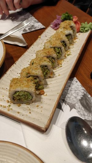 Edamame California Roll at Meraaki Kitchen in Jaipur