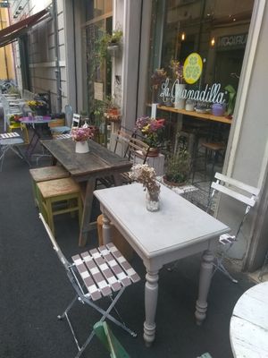 The outside at La Granadilla in Faenza