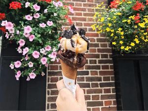 Scoops of the good stuff! at Sweet Ice Cream Lounge in Winchester