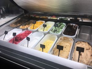Vegan ice creams  at Sweet Ice Cream Lounge in Winchester