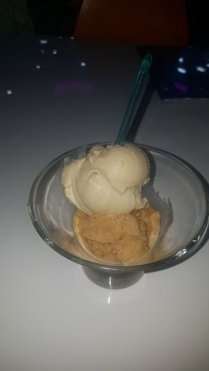 Caramel and peanut for the win at Sweet Ice Cream Lounge in Winchester