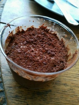 Mousse au chocolat vegan at Happiz - Sablons in Paris