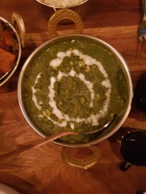 Corn palak at Mumbaiwala Indian Street Kitchen in Christchurch