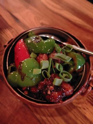 Cauliflower Manchurian  #Veganuary at Mumbaiwala Indian Street Kitchen in Christchurch