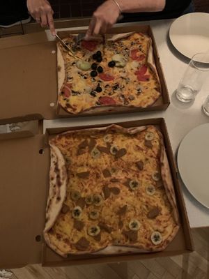 Delivered at home by Foodora. October 2019. at Langbro Pizzeria HB in Alvsjo