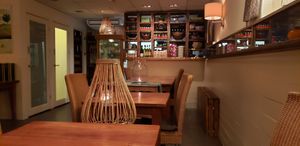 Interior at Betty's Vegetarian Restaurant in Amsterdam
