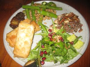 Starter:  sharing plate at Betty's Vegetarian Restaurant in Amsterdam