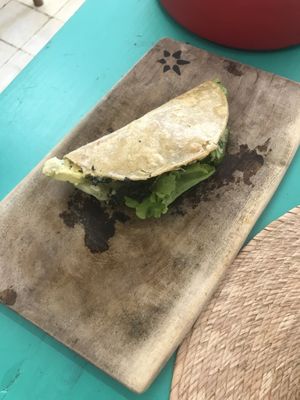 Quesadilla Vegana (no trae queso vegano)  at Nomada Organics & Gourmet in La Paz