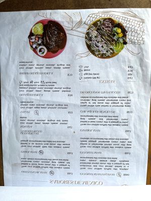 Menu 4 at Nomada Organics & Gourmet in La Paz