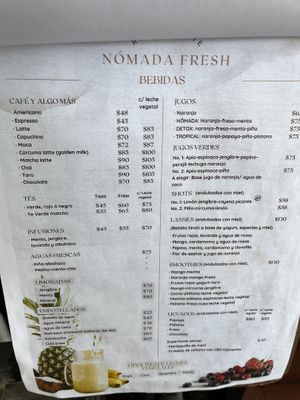   at Nomada Organics & Gourmet in La Paz