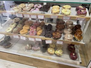   at Delish Vegan Doughnuts in Madrid