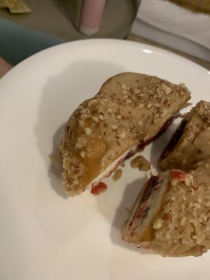 Peanut butter and jelly  at Delish Vegan Doughnuts in Madrid