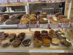Selection  at Delish Vegan Doughnuts in Madrid