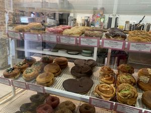 Selection  at Delish Vegan Doughnuts in Madrid