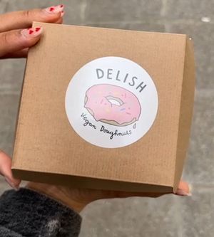   at Delish Vegan Doughnuts in Madrid