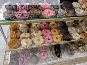 donuts at Delish Vegan Doughnuts in Madrid