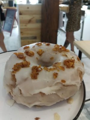 Doughnut at Delish Vegan Doughnuts in Madrid