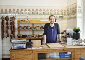 Es gibt auch nicht-vegetarische Dinge at Krumme Gurke in Eberswalde