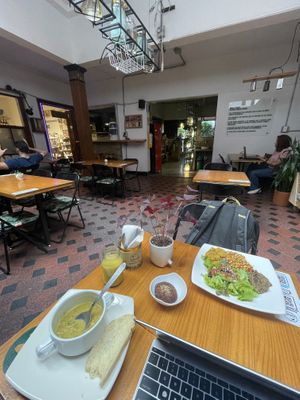   at Naturalia Cafe in Medellin