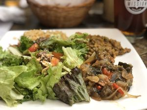 Lunch menú  at Naturalia Cafe in Medellin