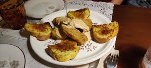 Pimientos verdes fritos at Musli in Torrelavega