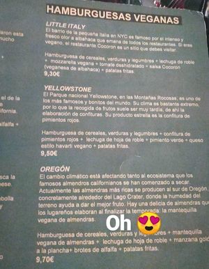 La carta at Musli in Torrelavega