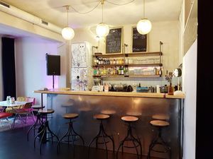 ... at Akko Hummus Bar in Leipzig