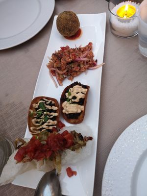 Veganized Appetizers at Il Papeoto in La Spezia