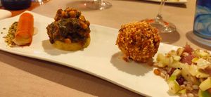 Antipasti vegan at Il Papeoto in La Spezia