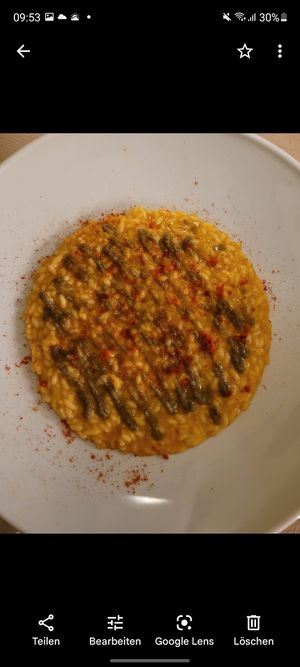 amazing vegan Risotto! at Il Papeoto in La Spezia