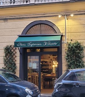 The outside at Il Papeoto in La Spezia