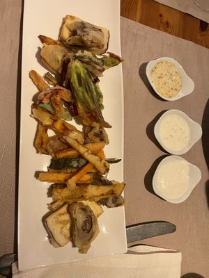 Veggie Tempura  at Il Papeoto in La Spezia