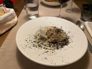 Risotto al tartufo at Il Papeoto in La Spezia