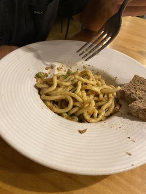 Pasta and mushroom  at Il Papeoto in La Spezia