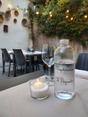 The patio outside ✨ at Il Papeoto in La Spezia