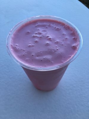 strawberry shake $7.50 at Seed Ranger in Ventura